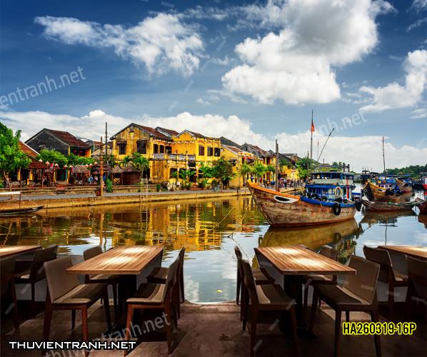 Tranh dán tường phố cổ Hội AnHA260319-16P - Kết quả tìm kiếm tranh tường